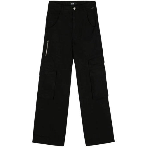 Gcds  Black Cargo Trousers Black