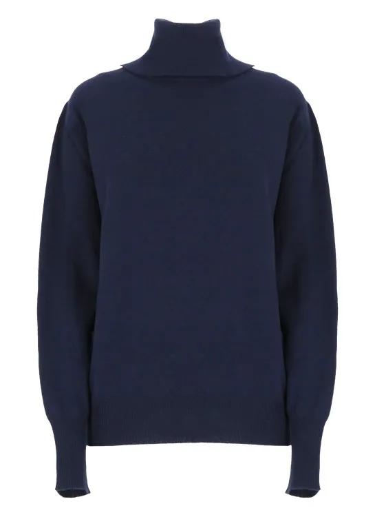 Jil Sander - Blue Cashmere Sweater - Größe 42 - blau