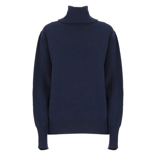 Jil Sander Blue Cashmere Sweater Blue 