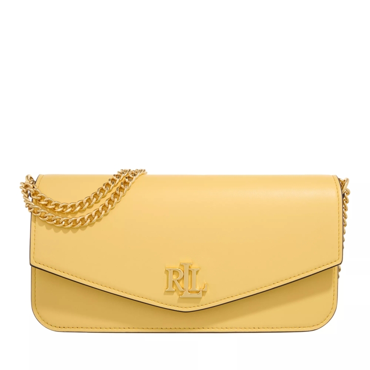 Lauren Ralph Lauren Sawyer Shoulder Bag Medium Primrose Yellow Crossbody Bag