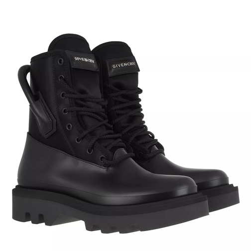 Givenchy Combat Boots Black Lace up Boots