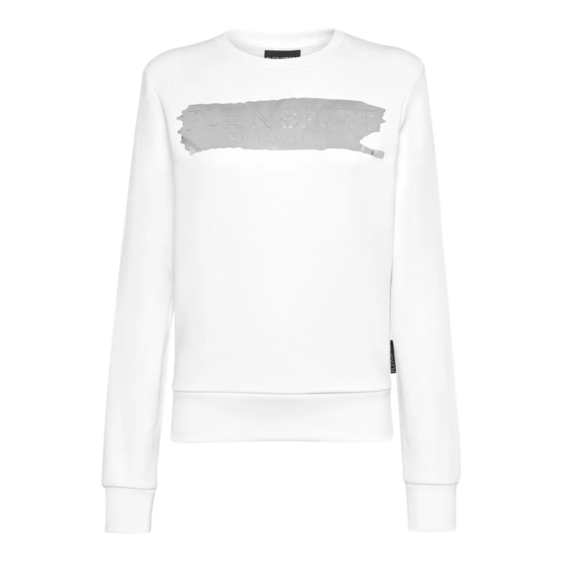 Plein Sport Top Sweatshirt weiss