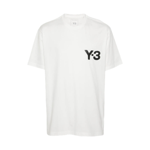 Y-3 Hemden T-Shirt mit Logo-Print CWHITE CWHITE