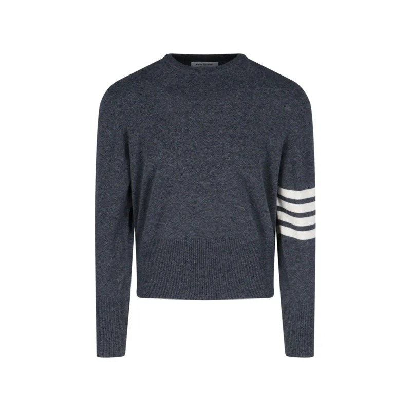 Thom Browne Pull "Loopback 4-Bar" Sweater – Dark Grey Grey