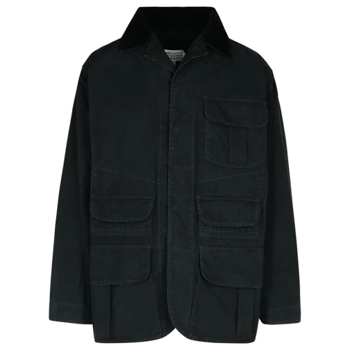 Maison Margiela Black Cotton Jacket Black Skjortor