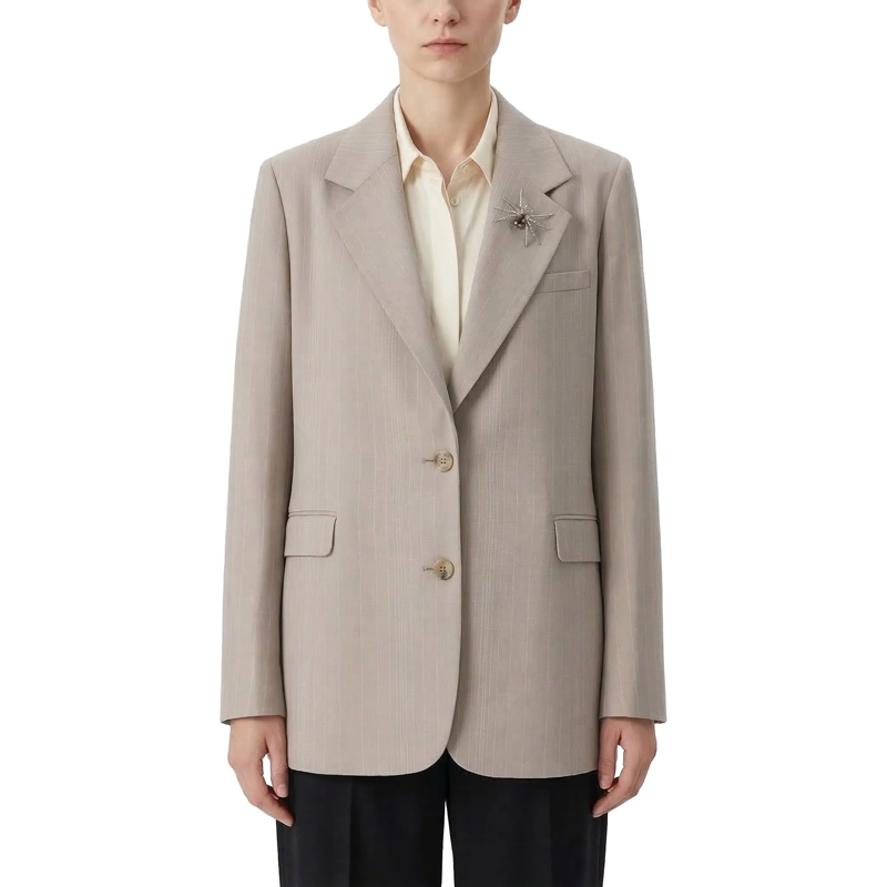 Golden Goose Blazer Gestreifter Blazer braun(Image 2)