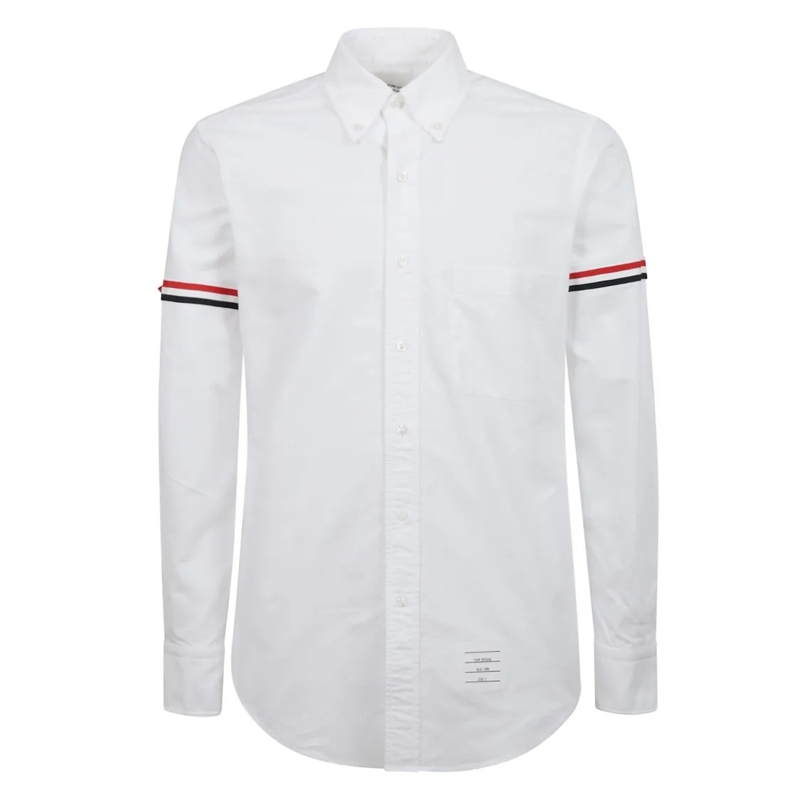 Thom Browne Chemise Classic Long-Sleeve Shirt White