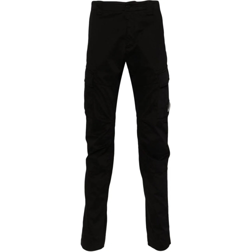 CP Company Casual Broek C.P. COMPANY Trousers Black schwarz