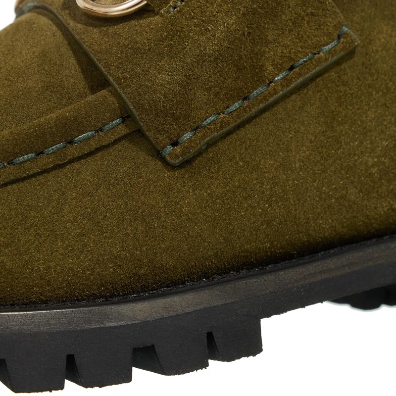 Gucci Stiefeletten Horsebit Ankle Boots Green(Image 5)
