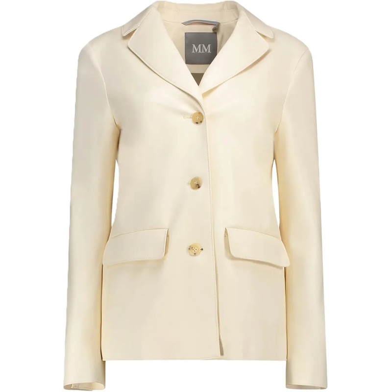 Max Mara Übergangsjacke Jackets Ivory weiß