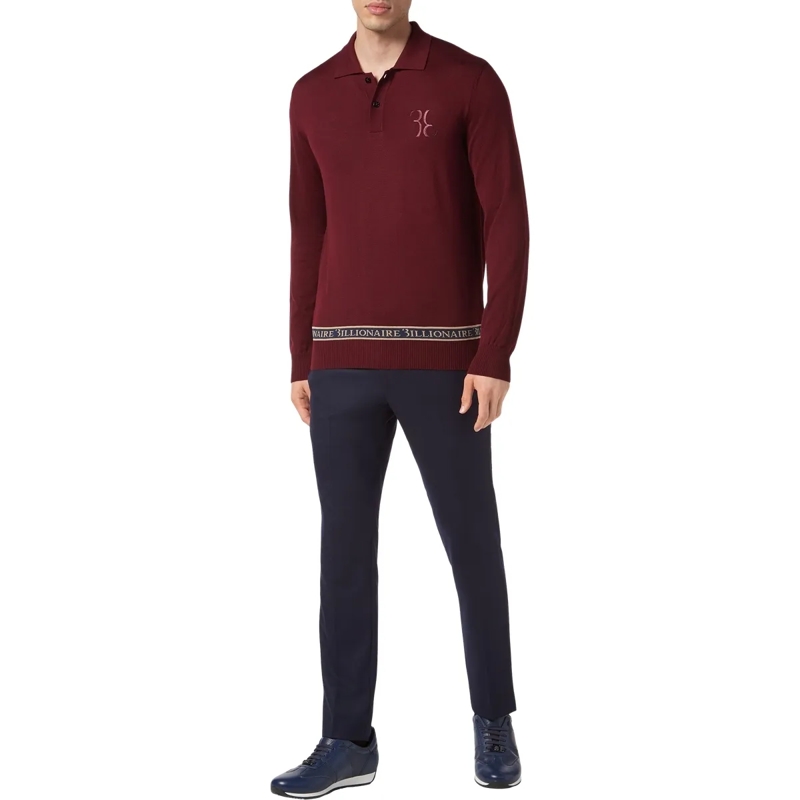 BILLIONAIRE Top Pullover bordeaux(Image 3)