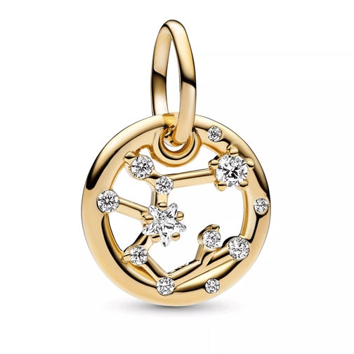 Pandora Sagittarius Zodiac Dangle Charm gold Pendant