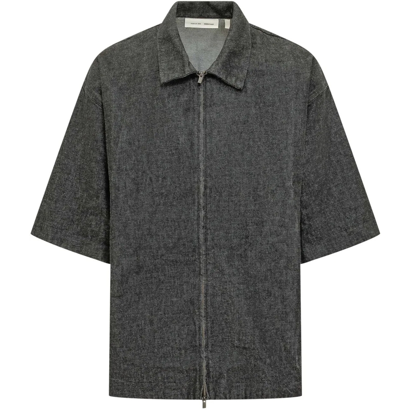 FEAR OF GOD Haut décontracté Camicia con Zip dunkelgrau