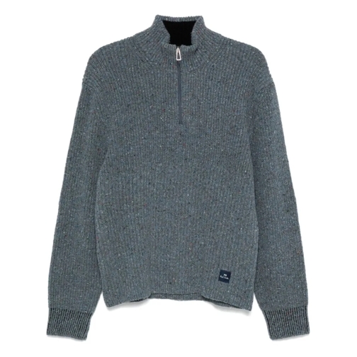 Paul Smith Pullover Blue-Grey Sweater Grey