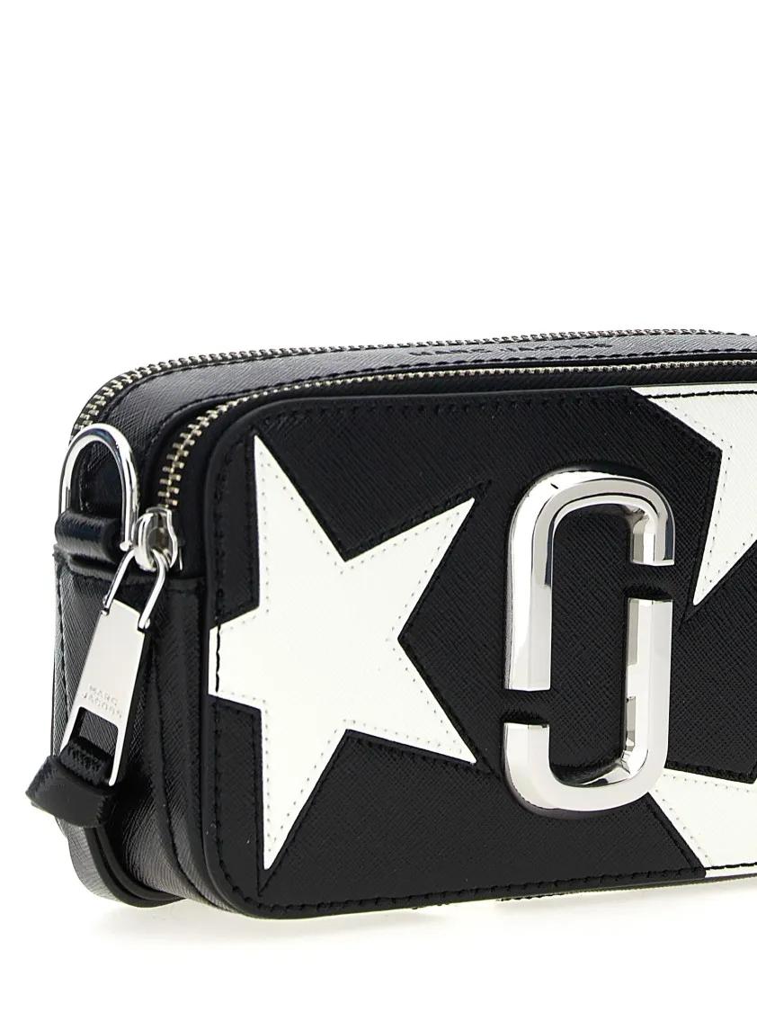Marc Jacobs Hobo bags 'The Star Patchwork Snapshot' Crossbody Bag in zwart