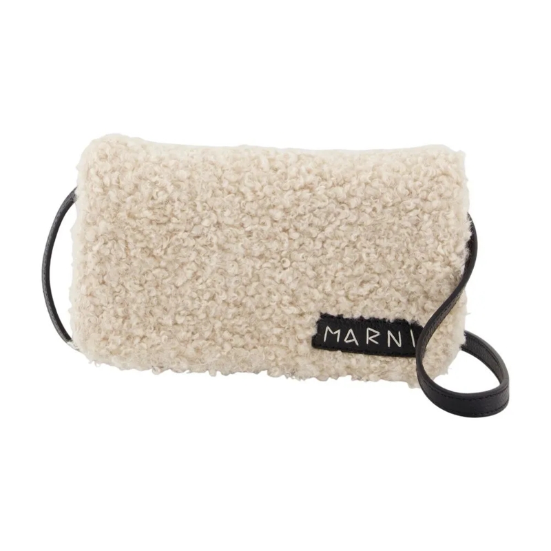 Marni Schoudertas Crossbody - Synthetic - White Neutrals