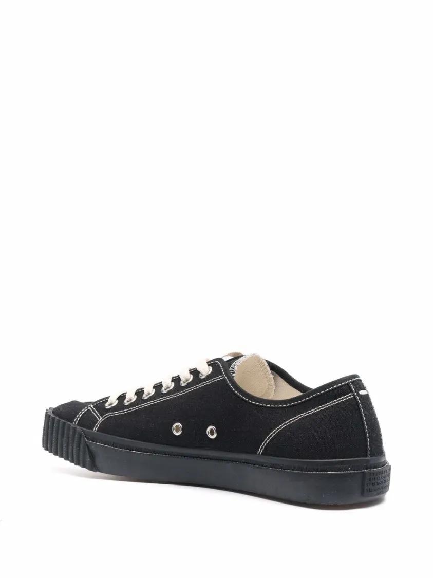 Thumbnail - Maison Margiela Low-Top Sneaker - Textured Canvas Sneakers - Gr. 42 (EU) - in Schwarz - für Damen