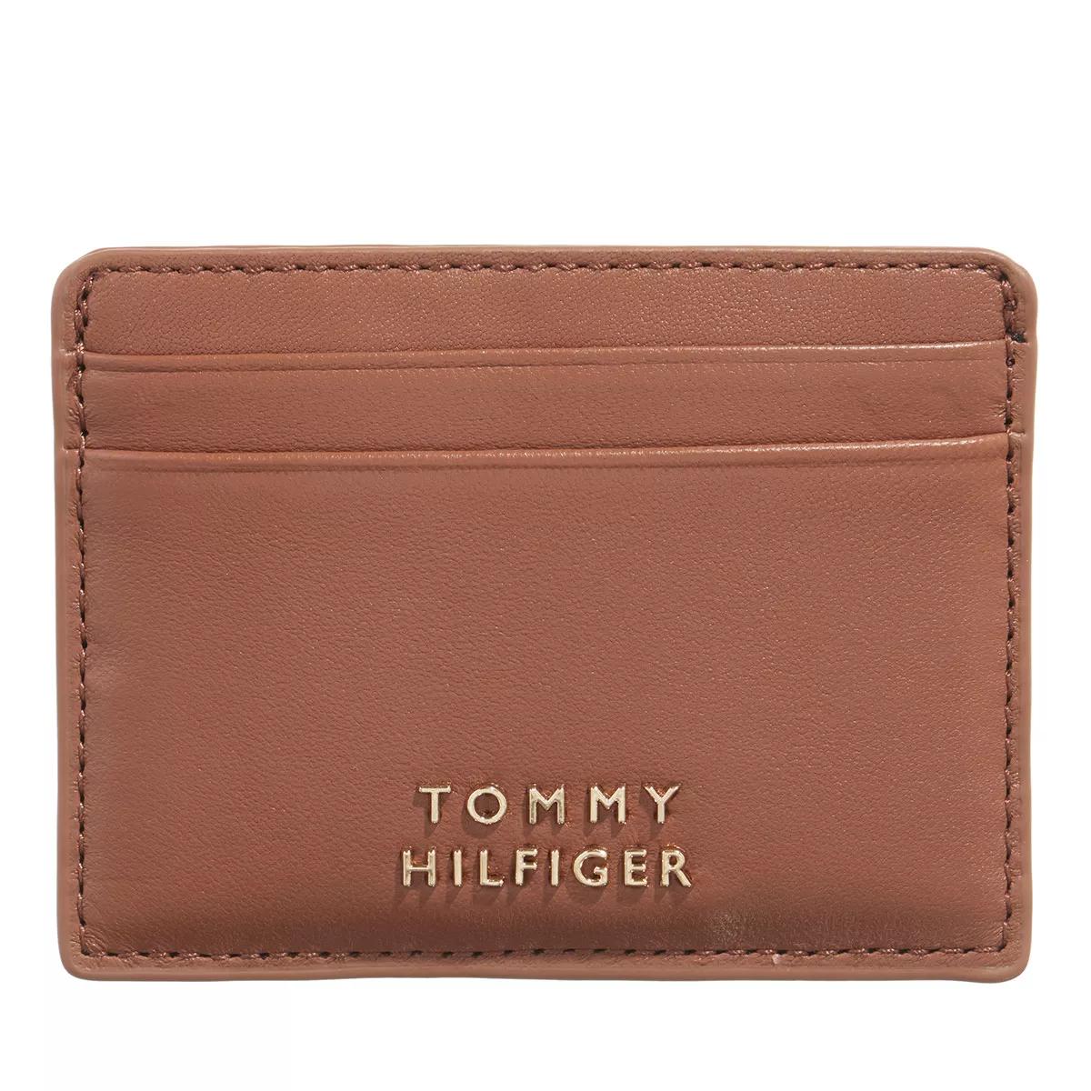 Tommy Hilfiger Portemonnaie - Casual Chic Leather Cc Holder - Gr. unisize - in Braun - für Damen