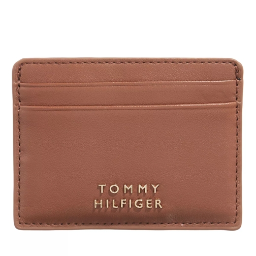 Tommy Hilfiger Casual Chic Leather Cc Holder Cognac Card Case