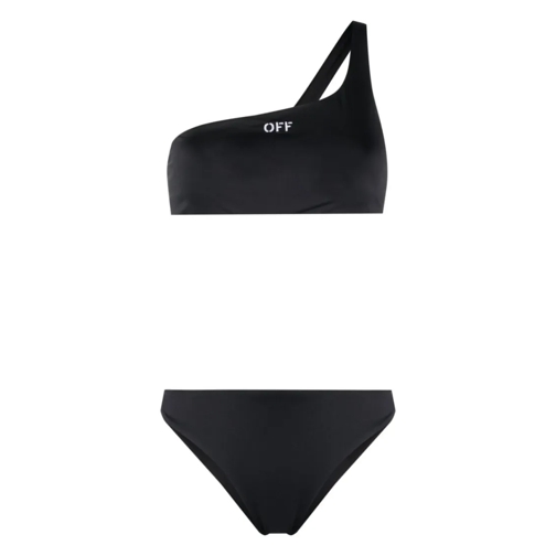 Off-White  Bikini With Logo Black