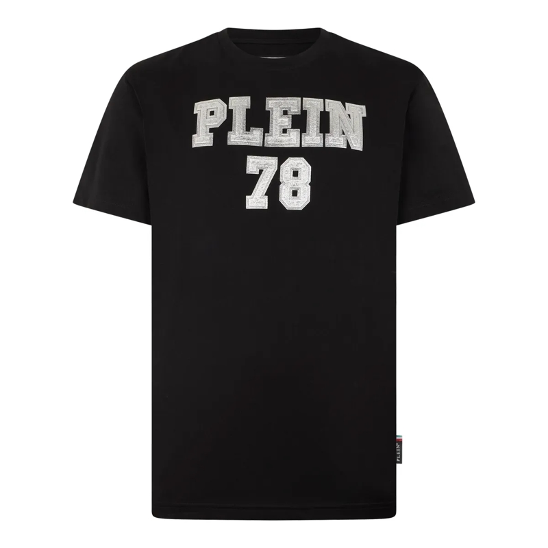 Philipp Plein T-Shirt Round Neck T-Shirt College schwarz