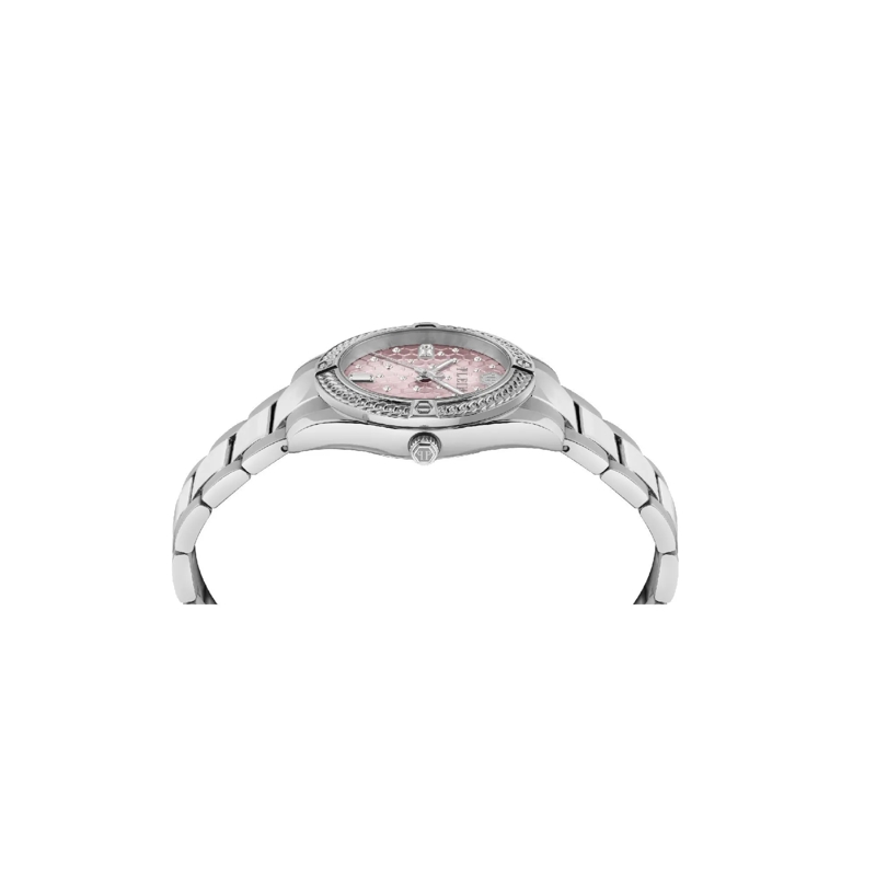 Philipp Plein Quarzuhr Quarz-Analoguhr Plein Icon Chain silber(Image 3)