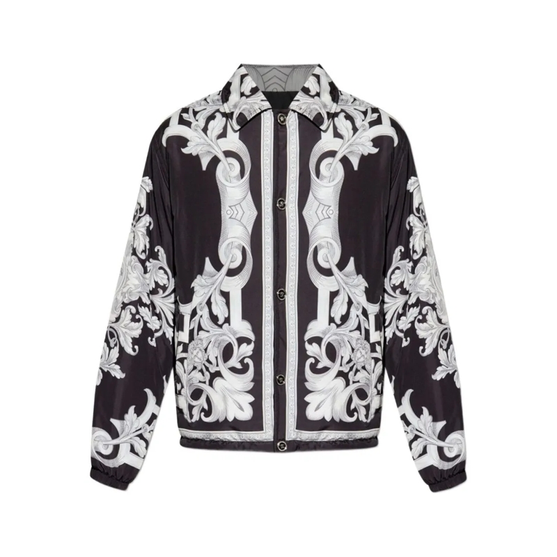 Versace  Barocco Motif Jacket Black