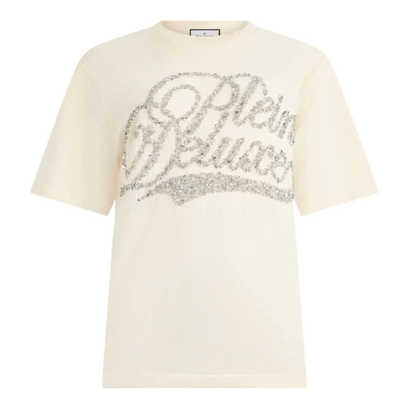 Philipp Plein T-Shirt T-Shirt Man Fit Signature weiss