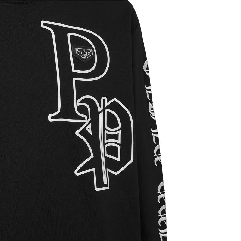 Philipp Plein Top Hoodie Gothic Plein schwarz(Image 2)