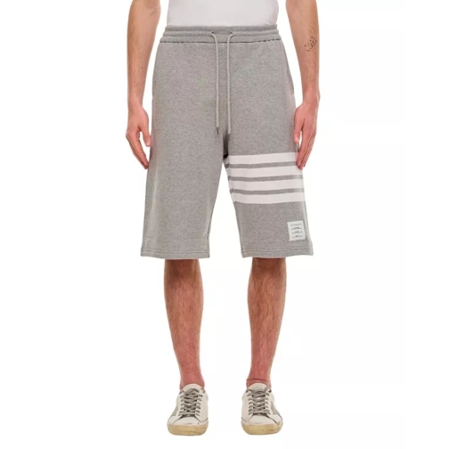 Thom Browne  4-Bar Jersey Sweat Shorts Grey