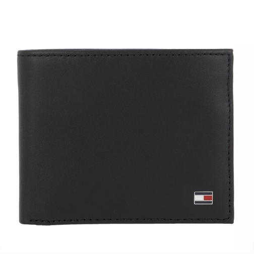 Tommy Hilfiger Eton Mini Credit Card Wallet Black Bi-Fold Portemonnee