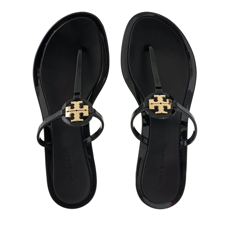 Tory Burch Sandalen Mini Miller Jelly Perfect Black / Gold(Image 8)