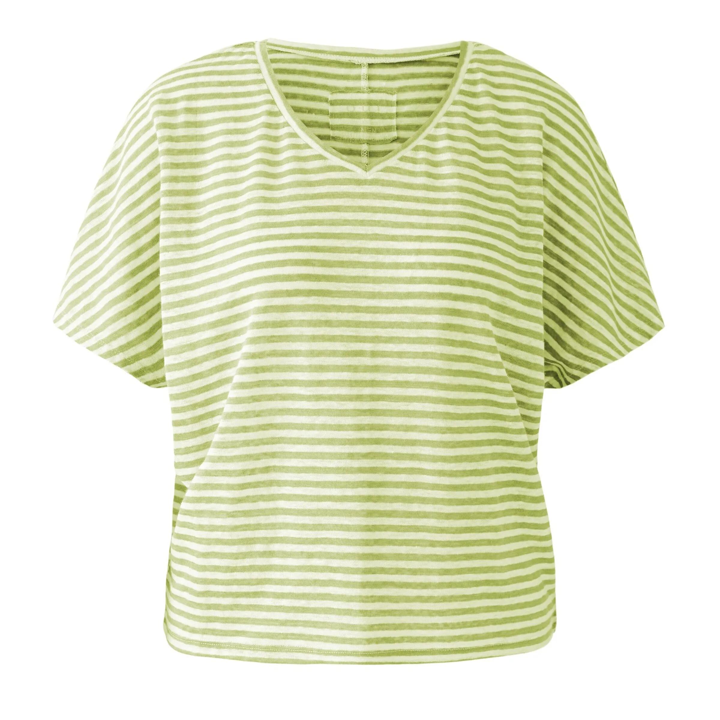 Thumbnail - Oui - T-Shirt - Größe 38 DAMEN - grün