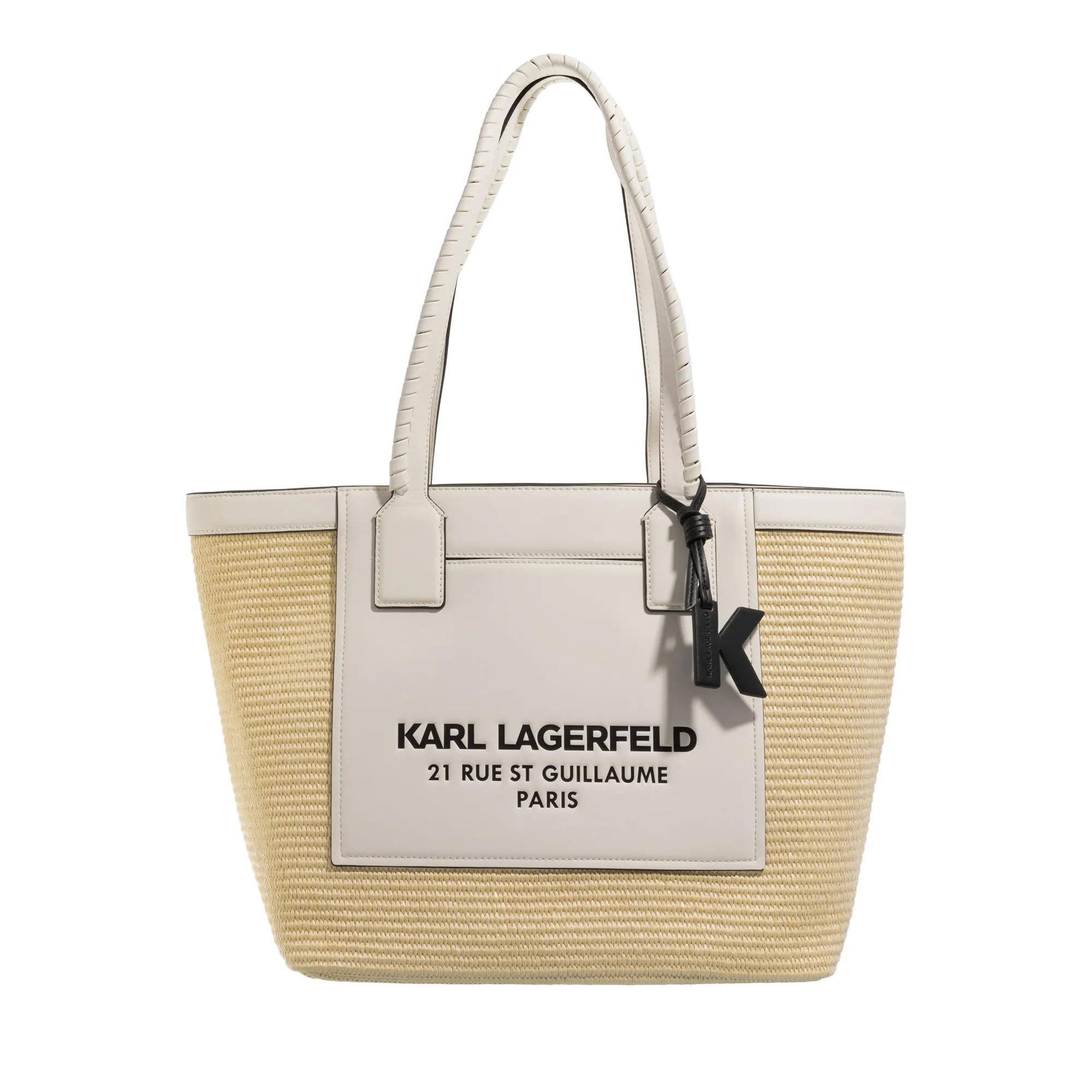 Karl Lagerfeld Shopper - Rsg Raffia Lg Tote - Gr. unisize - in Beige - für Damen