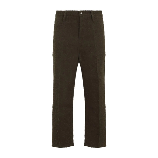 Craig Green  Olive Green Cotton Towel Trouser Green