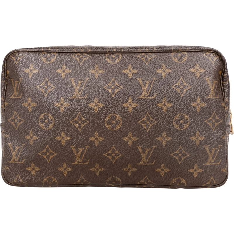 Louis Vuitton Tote Louis Vuitton Canvas Monogram Trousse Toilette 28  braun