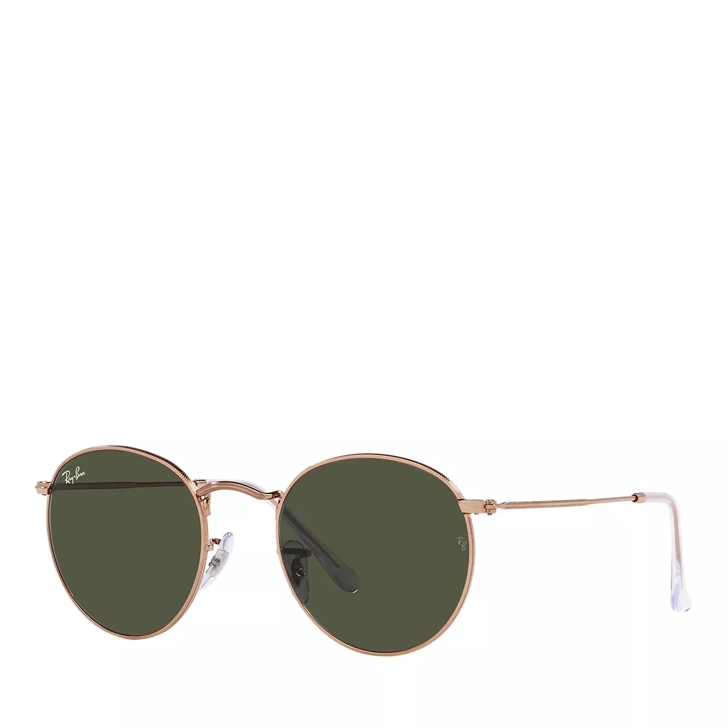 Rose gold round ray bans sale