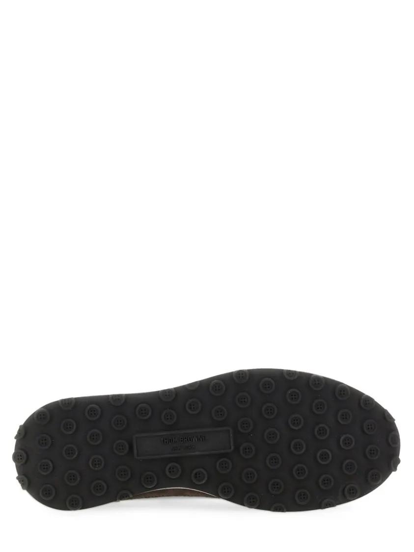 Thumbnail - Thom Browne Low-Top Sneaker - Suede Tech Runner - Gr. 36 (EU) - in Grau - für Damen