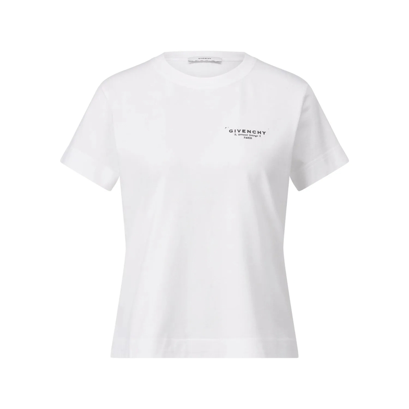 Givenchy T-Shirt T-Shirt mit Logo Weiß