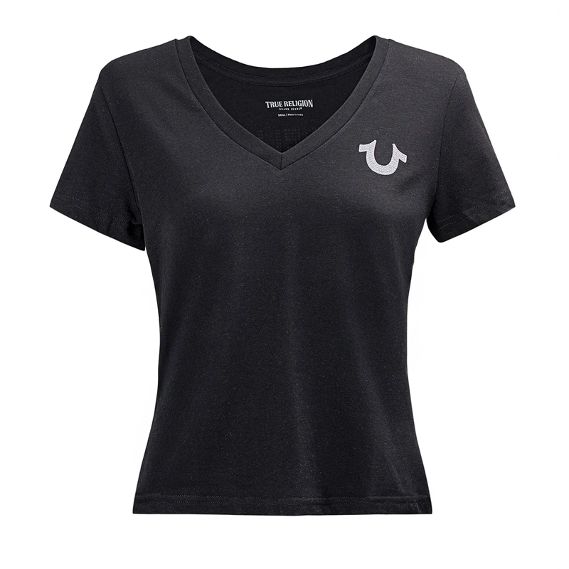 True Religion T-Shirt T-Shirt BUDDHA schwarz