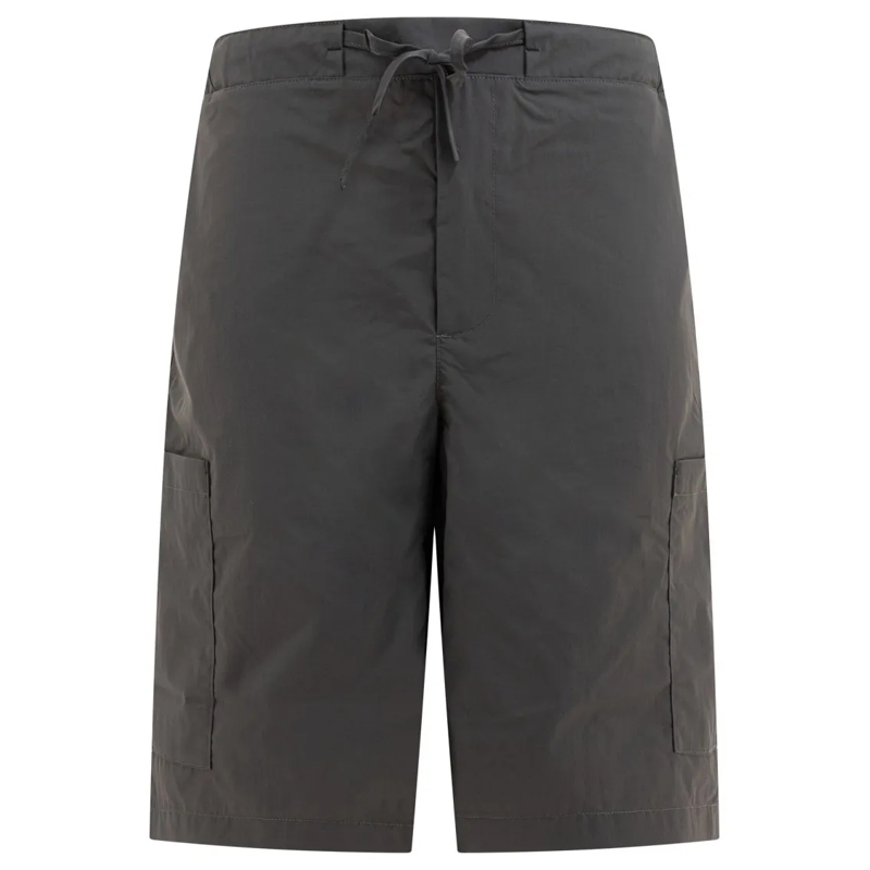 GR10K Short décontracté Drawstring Waist Shorts With Roomy Pockets Grey