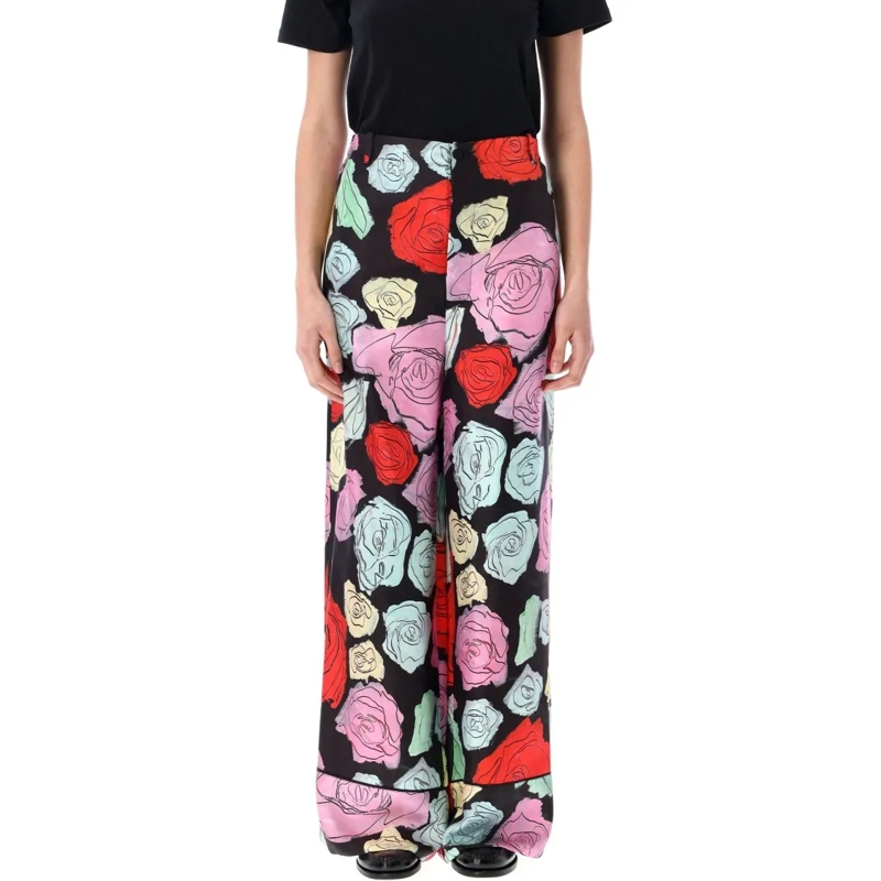 Marni  Orion Print Palazzo Trousers Multicolor