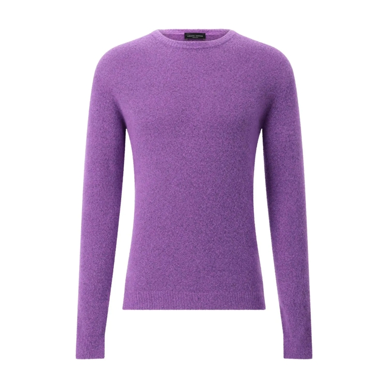 Roberto Collina Pull Strickpullover aus Kaschmir Lila