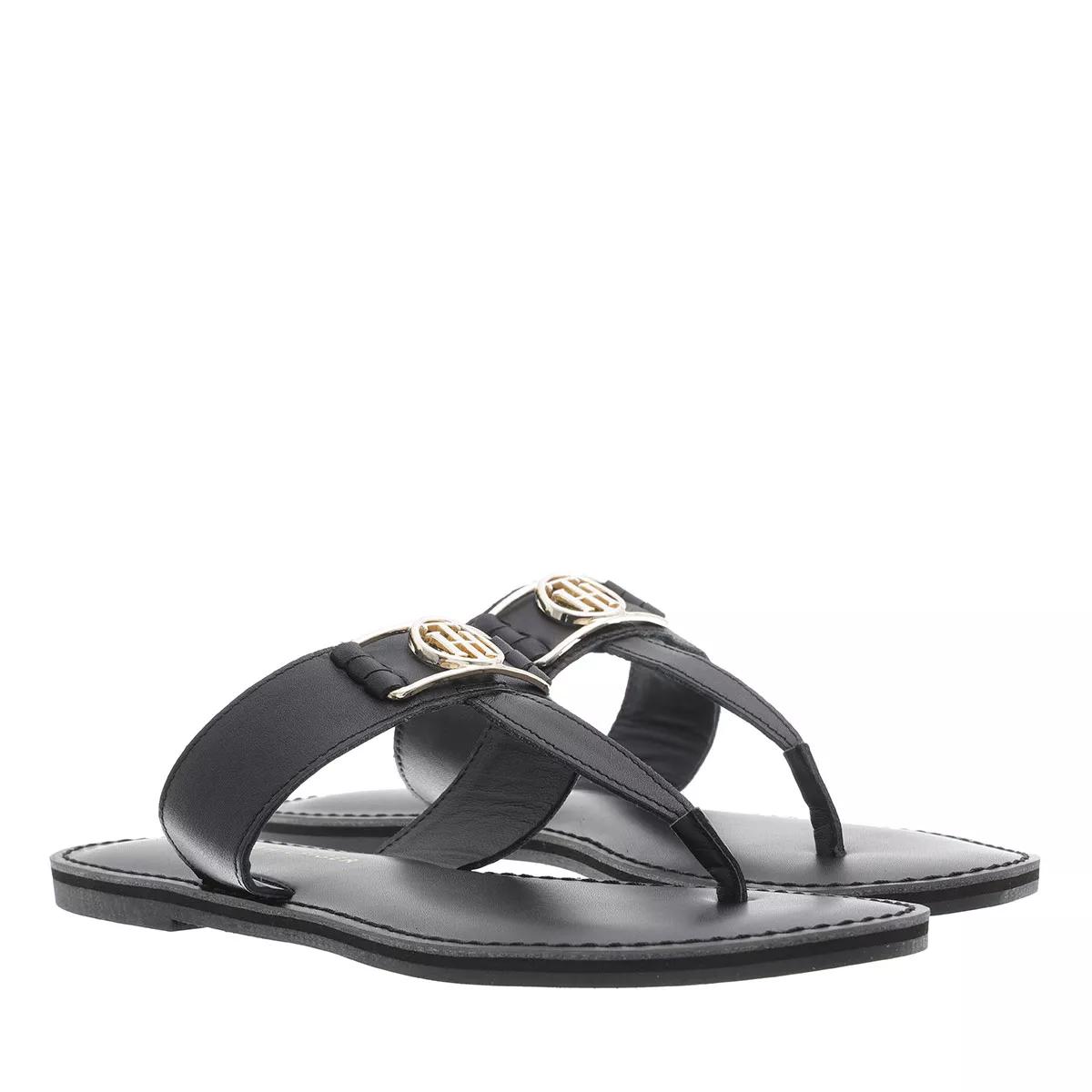 Tommy Hilfiger Sandalen & Sandaletten - Leanne 7A1 Flat Sandal - Gr. 36 (EU) - in Schwarz - für Damen