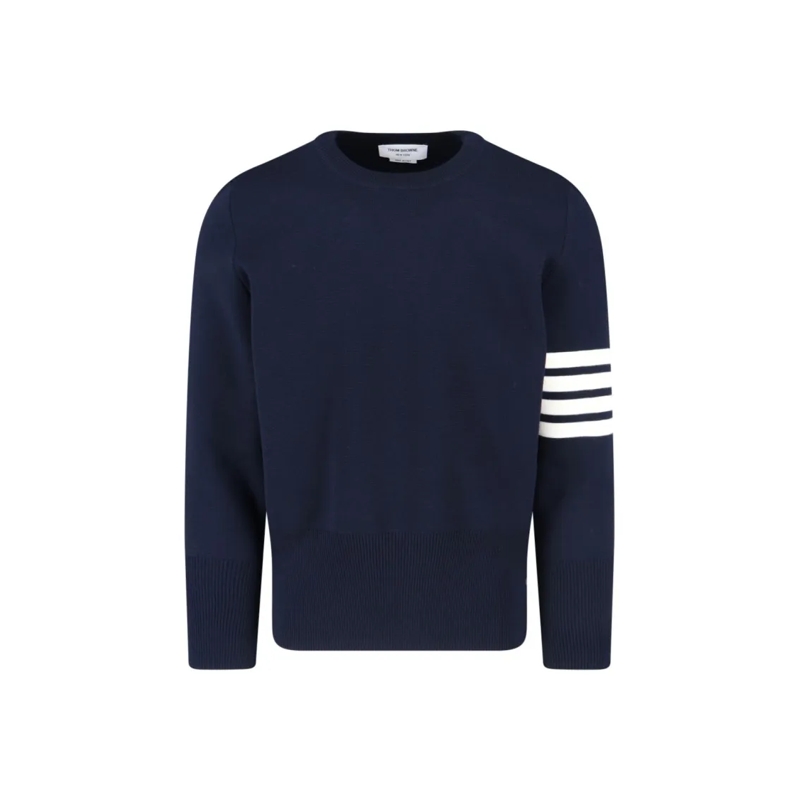 Thom Browne Trui "4-Bar" Sweater Blue Blue