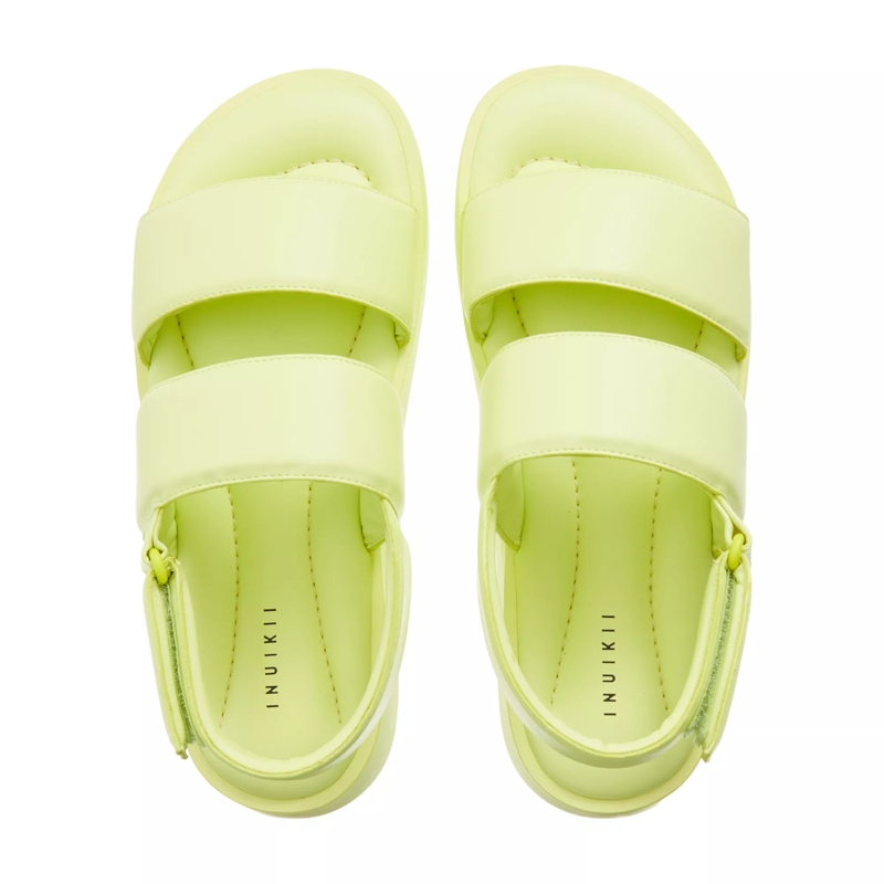 INUIKII Sandalen Padded Velcro Lime(Image 4)