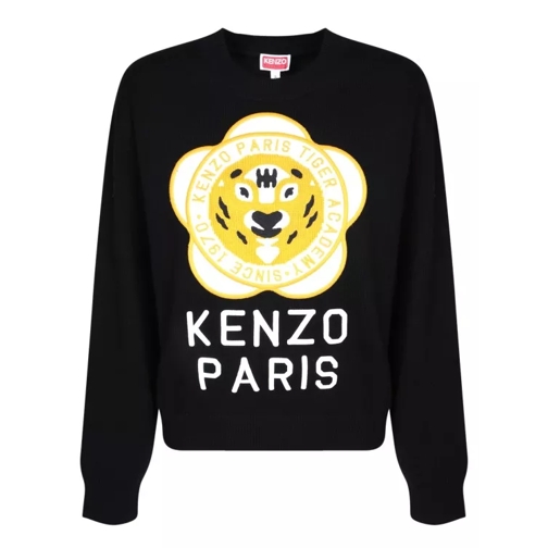 Kenzo Wool-Blend Sweater Black 