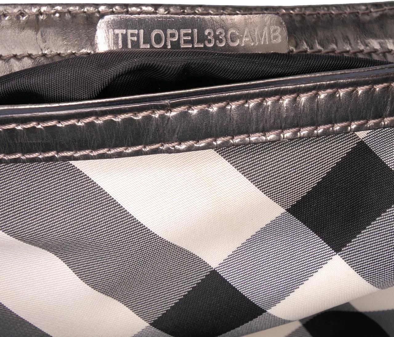 Thumbnail - Burberry Crossbody Bags - Supernova Check Canvas Handbag - Gr. unisize - in Grau - für Damen