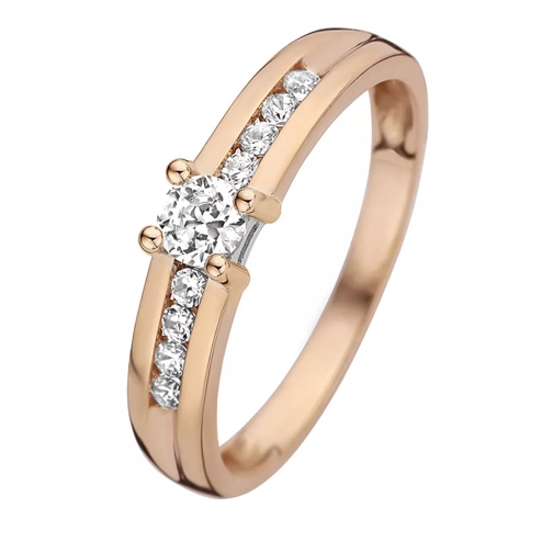 Isabel Bernard La Concorde Lou-Anne 14 Karat Ring Zirconia Rose Gold Ring