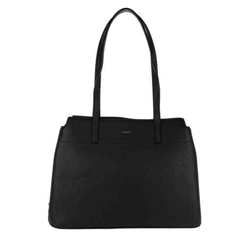 DKNY Bellah LG Tote Black/Silver Rymlig shoppingväska